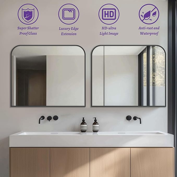 Bathroom Mirror, Wall Mirrors, Bathroom Vanity Mirror
