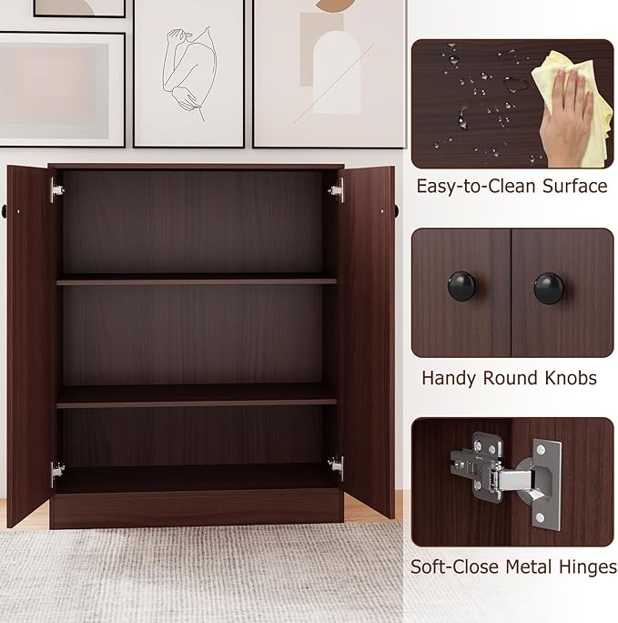 Giantex 2 Door Storage Base Cabinet