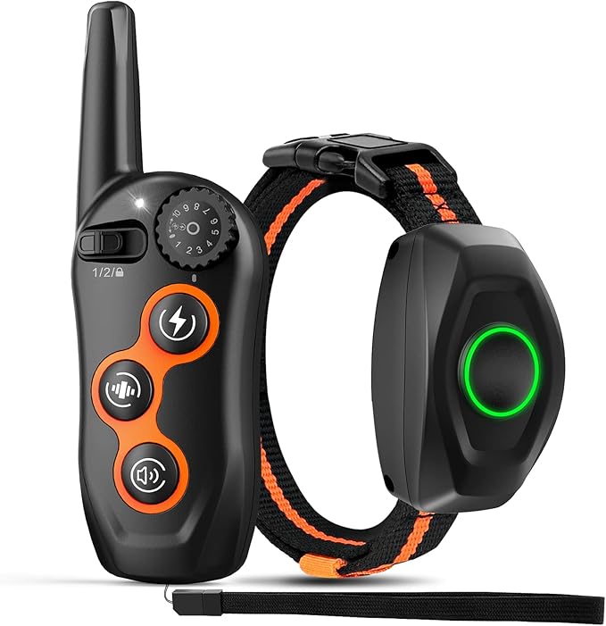 Dog Training Collar, IPX7 Waterproof Dog Shock Collar