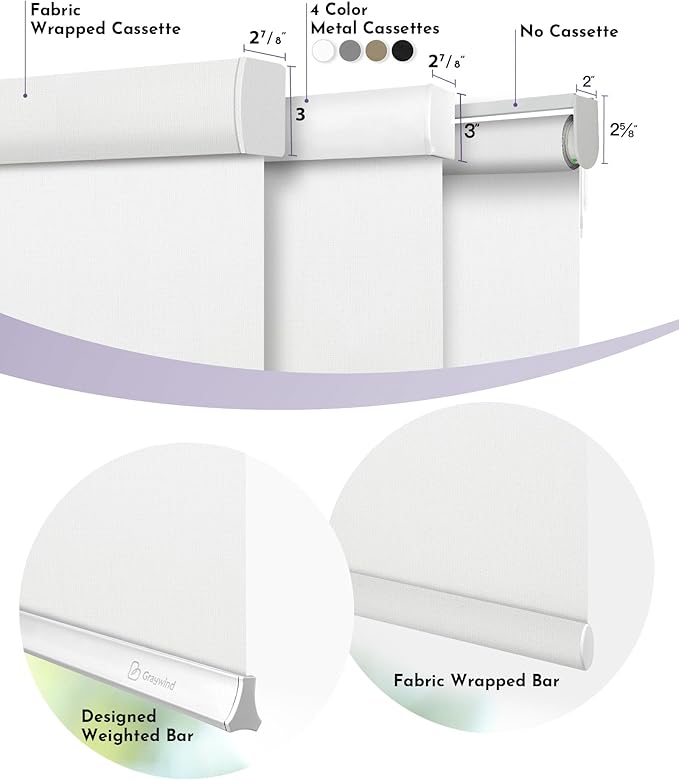 Graywind Motorized Light Filtering Shades Compatible