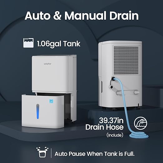 Waykar 120 Pints 2025 Energy Star Home Dehumidifier
