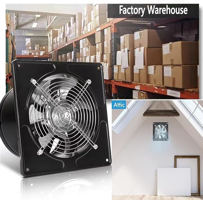 Aydomer Exhaust Fan 78W Through-wall installation Ventilation Fans 110V Exhaust