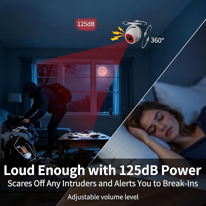 3 Pack Wireless Motion Detector Alarm