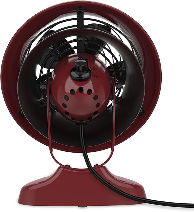 Vornado VFAN™ Mini Fan, Classic Vintage Fan, Retro Metal Air Circulator