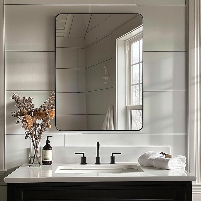 ANDY STAR Black Bathroom Mirrors