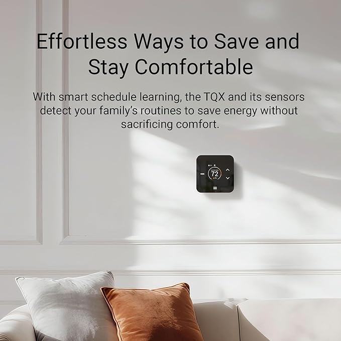 Lux TQX Smart Thermostat for Home, Programmable WiFi
