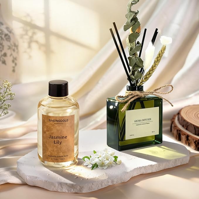 Jasmine Lily Scented Reed Diffuser Oil Refill