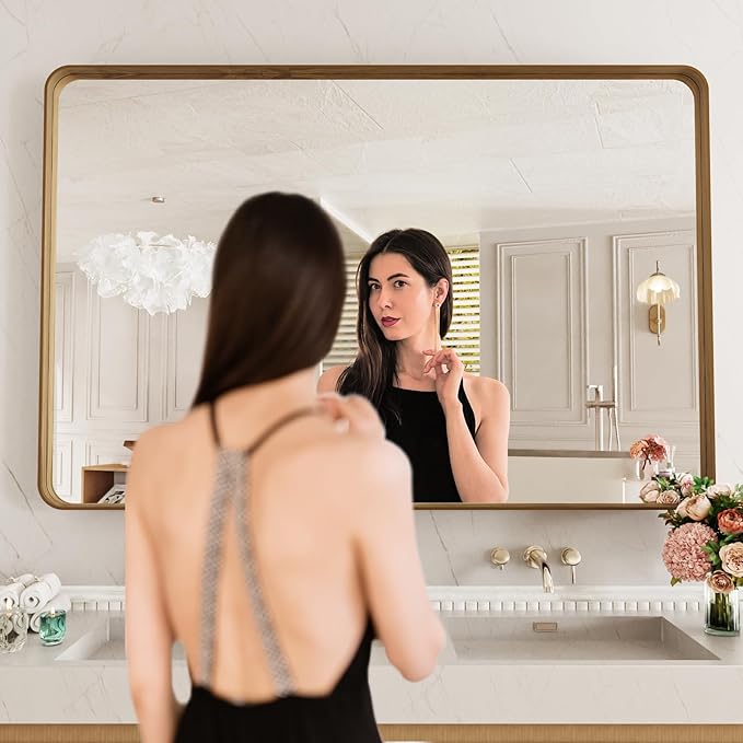 LOAAO 50X30 Inch Bathroom Mirror