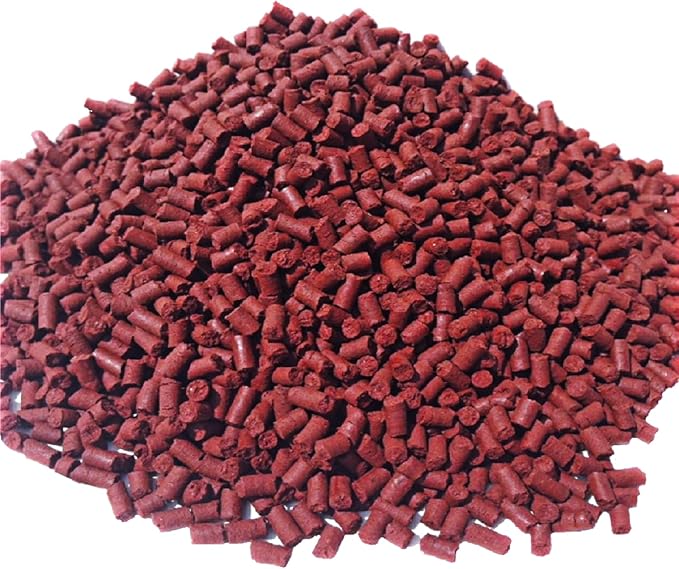 Aquatic Foods Inc. Beef Heart 1/8" x 5/16" Sinking Bits for Discus, Cichlids, Carnivores, Plecos, Catfish, Shrimp, Snails, All Community Tropical Fish...1-lb