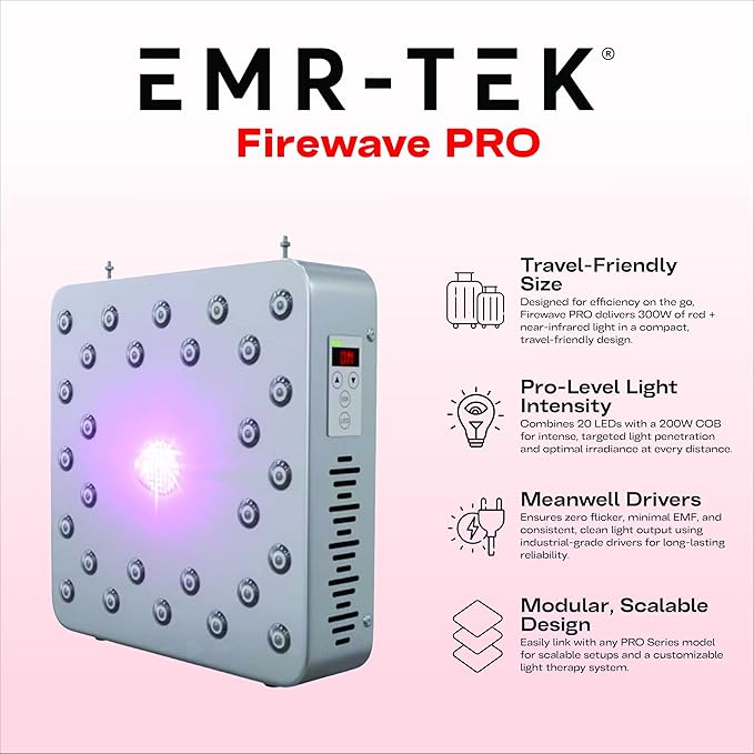 EMR-TEK Firewave Pro 300W | Red & Near-Infrared Light Therapy