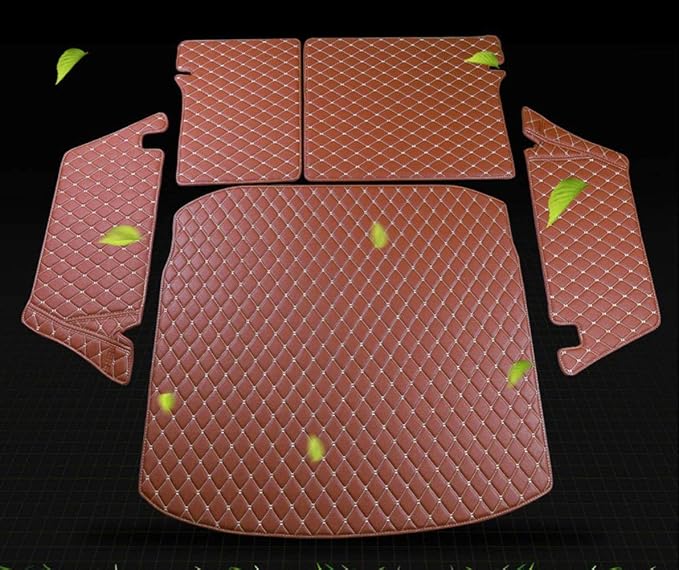Custom Car Mats with Text & Image Personalization, Upload Your Own Word/Name/Photo, All-Weather Leather Floor Liners for SUV Sedan Truck- Black/Black