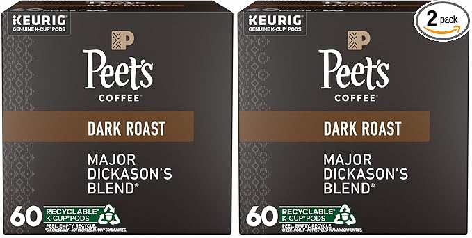 Peet's Coffee, Dark Roast K-Cup Pods