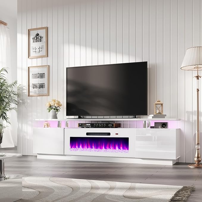 AMERLIFE Fireplace TV Stand