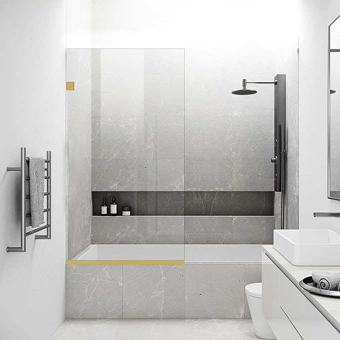 Bathroom Shower Glass Door 24 * 62"