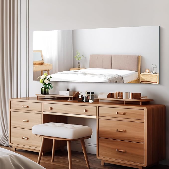CILIBER Frameless Mirror, 24x60 Inch Large Bathroom Mirrors