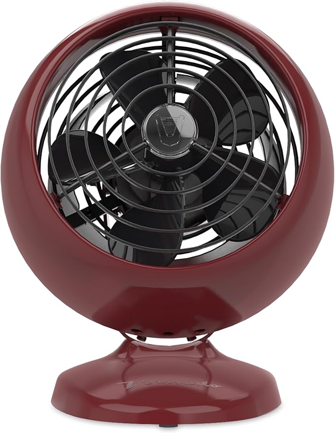 Vornado VFAN™ Mini Fan, Classic Vintage Fan, Retro Metal Air Circulator