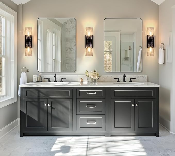 ANDY STAR Black Bathroom Mirrors