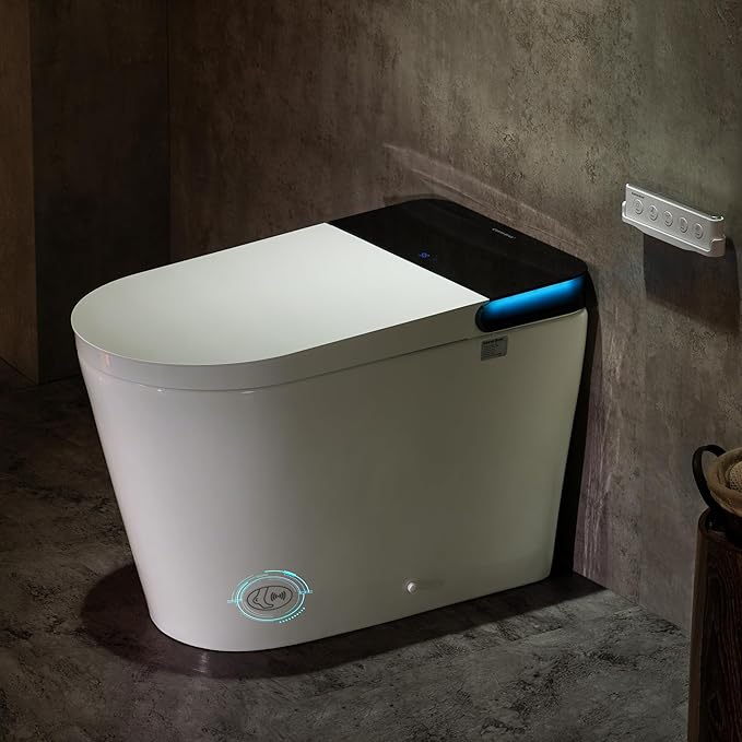 Casta Diva Smart Toilet with Bidet Built in, Auto Open Close, Foot Sensor