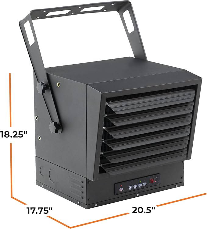 Comfort Zone 10, 000W Hard-Wired Garage Heater – Industrial & Commercial