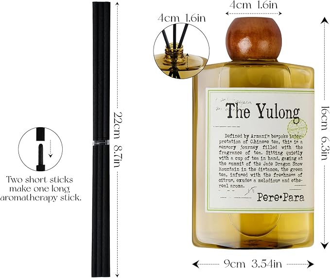 The Yulong Scent Reed Diffuser Refill Set 13.53 fl oz