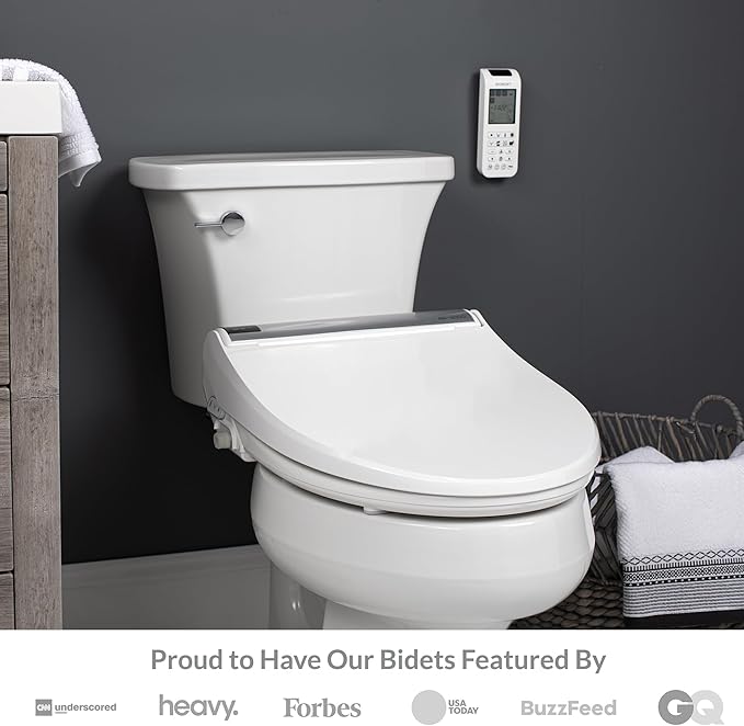 Bio Bidet BB2000 Electric Bidet Toilet Seat, Warm Water