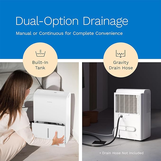 hOmeLabs Dehumidifier for Home, Basements