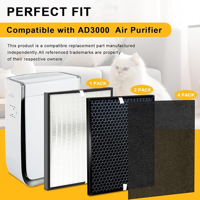 7-Pack Replacement Filter Compatible