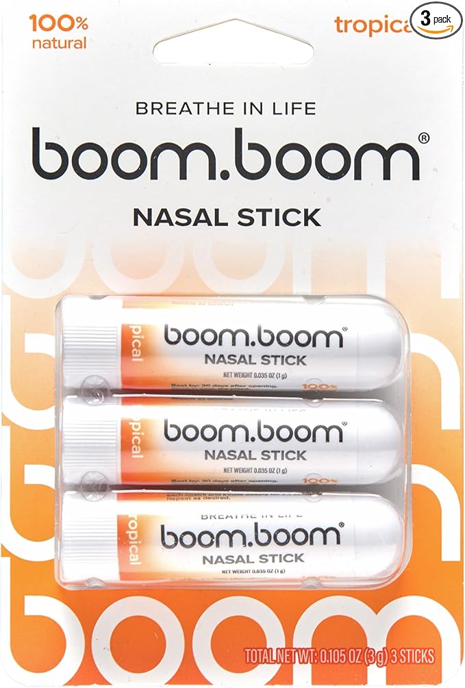 BoomBoom Nasal Stick | Vapor Flow Technology | Cool Refreshing Sensation |