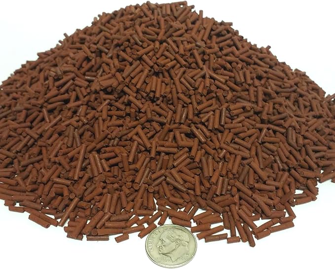 Aquatic Foods Inc. Bloodworm 3/64" x 1/4" Sinking Micro Sticks for Discus, Cichlids, Carnivores, Plecos, Catfish, Shrimp, Snails, All Community Tropical Fish...2-lbs
