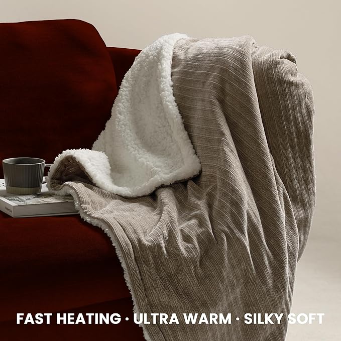 Heated Throw Blanket, Fasting Heating
