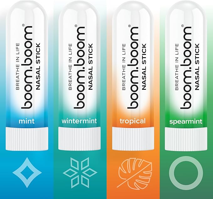 BoomBoom Nasal Stick | Vapor Flow Technology | Cool Refreshing Sensation |