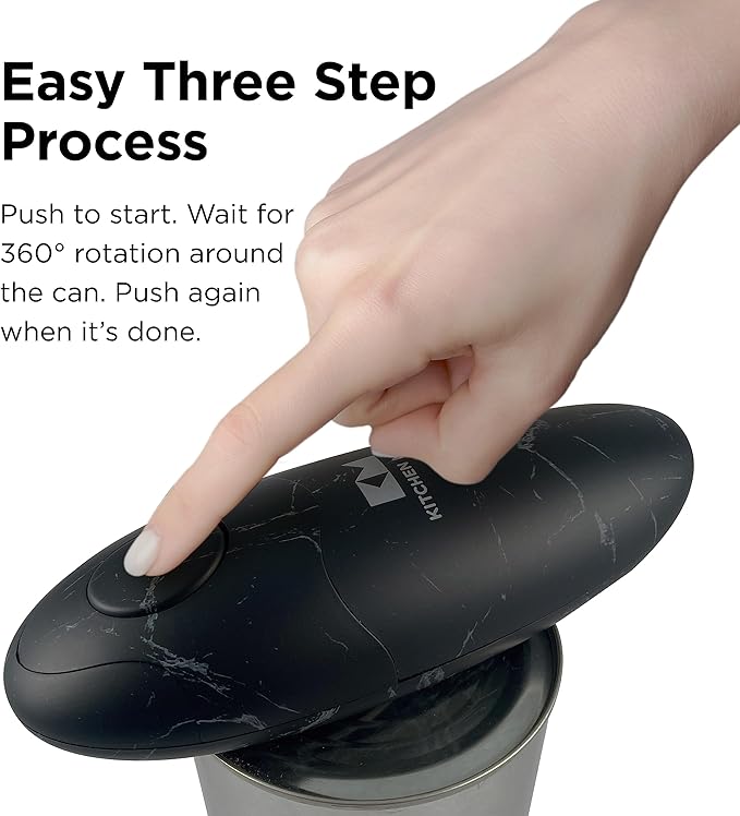 Kitchen Mama Auto 2.0 Electric Can Opener: Blade Opens Almost Any Can Pop or