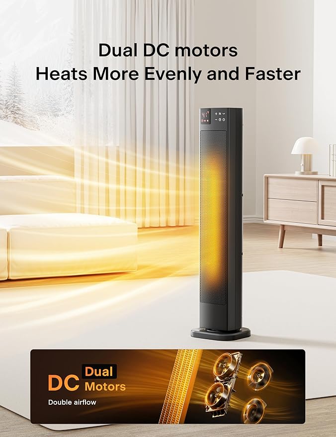 PELONIS 30” Ceramic Tower Space Heater