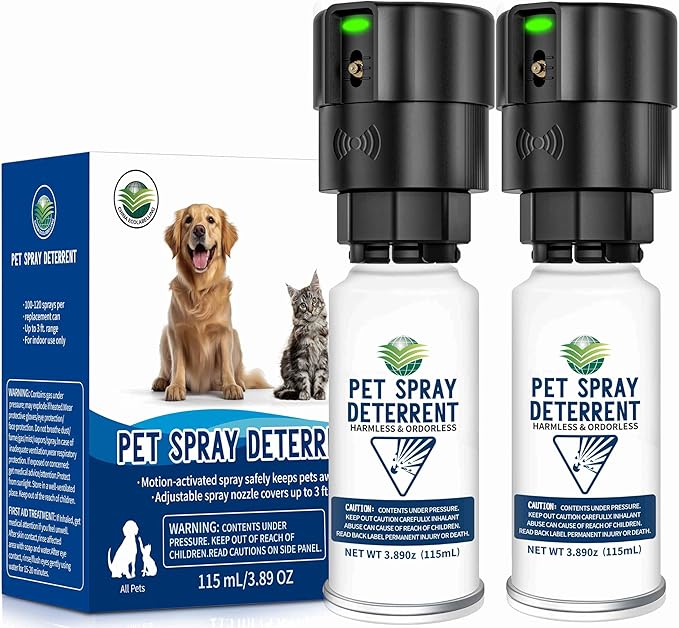 Cat Spray Deterrent System Automatic Cat Deterrent Spray, Motion Activated
