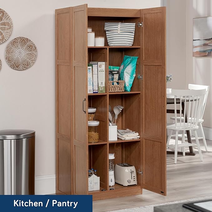 Sauder Select Storage Cabinet, Pantry Cabinet Kitchen Storage
