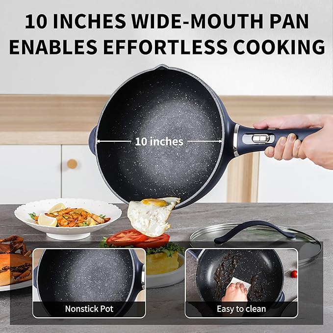 3-Quart Electric Hot Pot & wok Nonstick