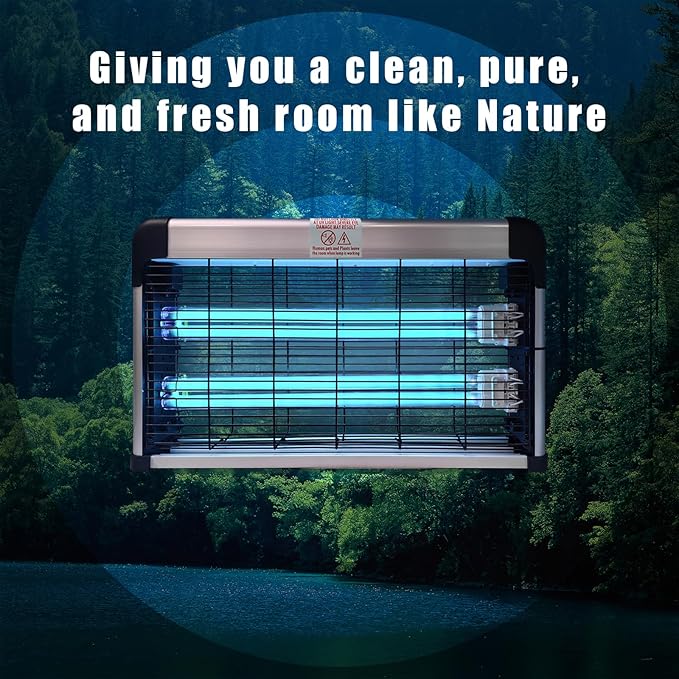 UV Light Sanitizer with Ozone 76 Watts, UVC Disinfection Lamp w/Remote Control