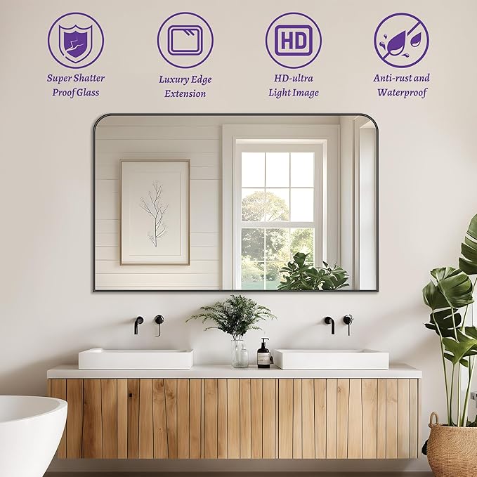 Bathroom Mirror, Wall Mirrors, Bathroom Vanity Mirror