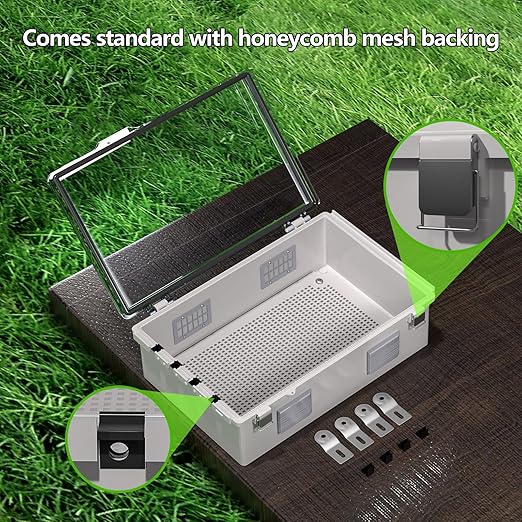 ABS Electrical Junction Box, Ventilated Design, Cable Grommets, IP65 Waterproof