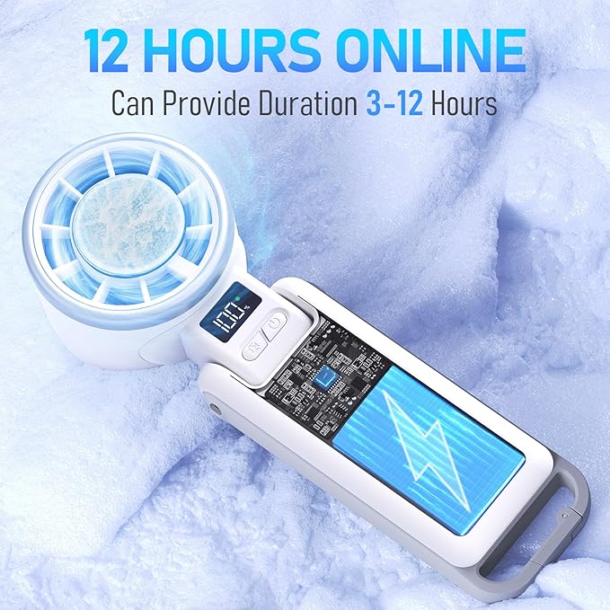 PlayHot Upgraded Portable Handheld Fan