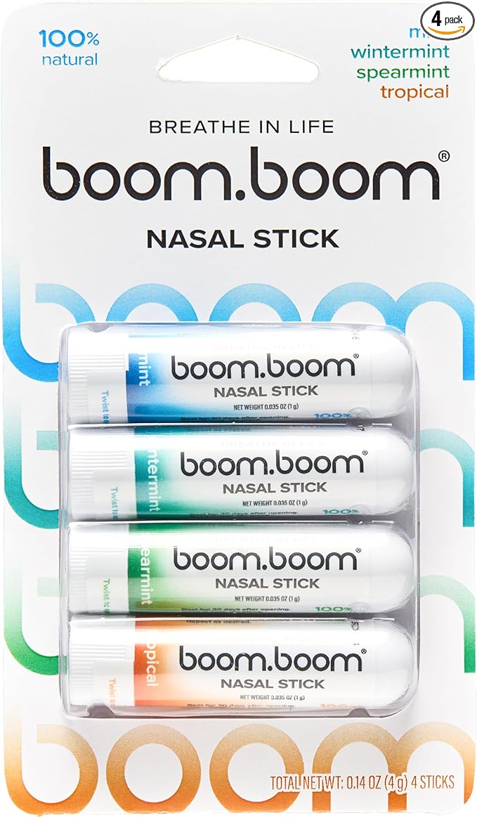 BoomBoom Nasal Stick | Vapor Flow Technology | Cool Refreshing Sensation |