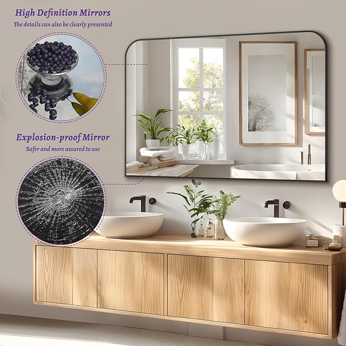 Bathroom Mirror, Wall Mirrors, Bathroom Vanity Mirror