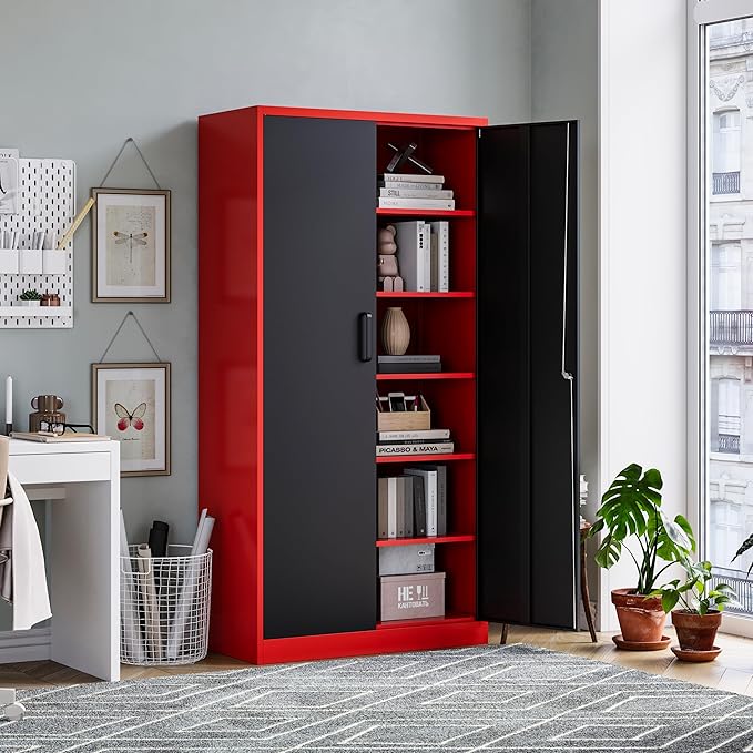 MIIIKO Metal Storage Cabinet