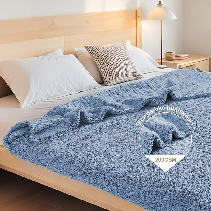 Electric Heated Blanket Full Size 72"×84"