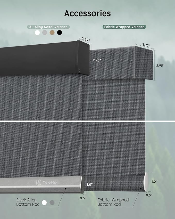 Yoolax Motorized Blinds with Remote, Smart Blinds