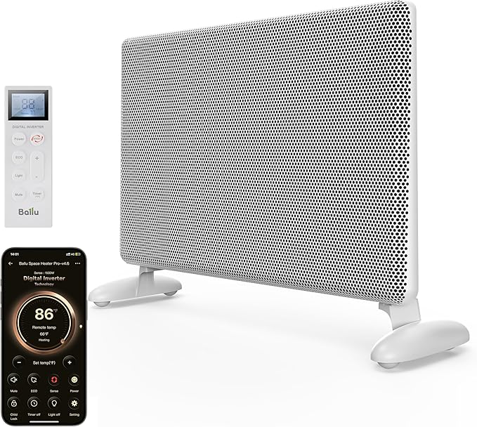 Ballu Mica Infrared Panel Space Heater