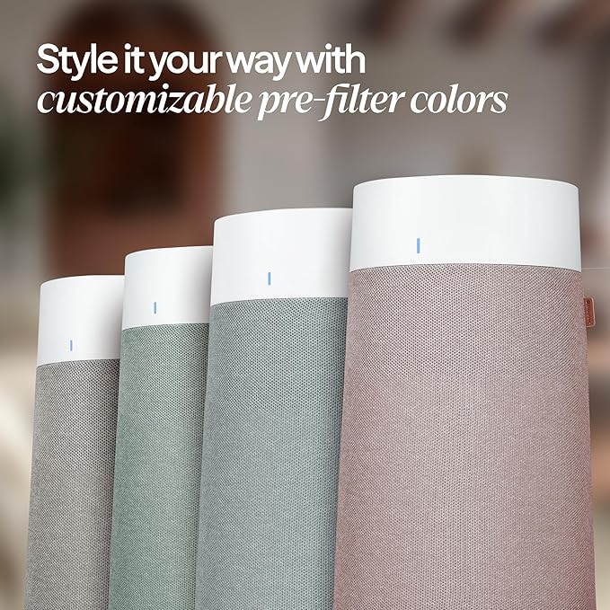 BLUEAIR Air Purifiers for Medium Rooms, Cleans 1, 858 sqft in one hour