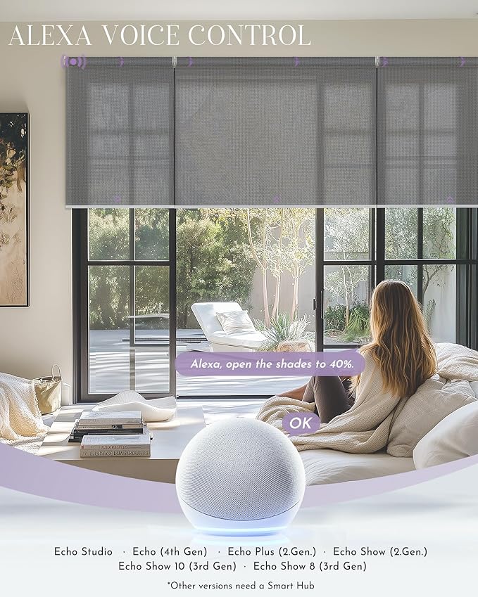 Graywind Smart Coupled Roller Shades Compatible