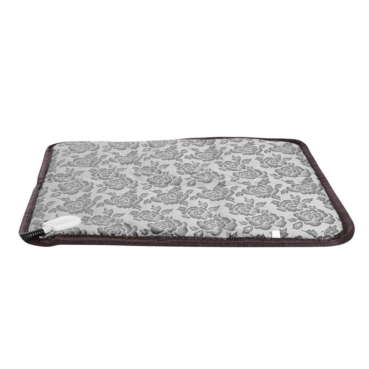 1Pc Pet Heating Pad Dog Cat Electric Heating Mat Waterproof Adjustable Warming Blanket With Chew Resistant Steel Cord Case