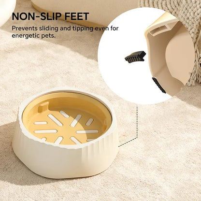 Blue Dual-purpose Slow Food Bowl, Fast&slow Food Can Be Freely Switched To Adapt To Different Pet Eating Habits, Cross-border Hot Selling Pet Supplies